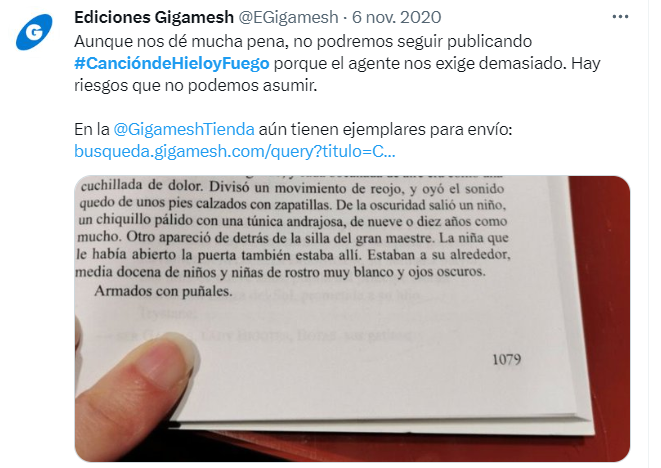 Anunciada la reedición de Canción de Hielo y Fuego