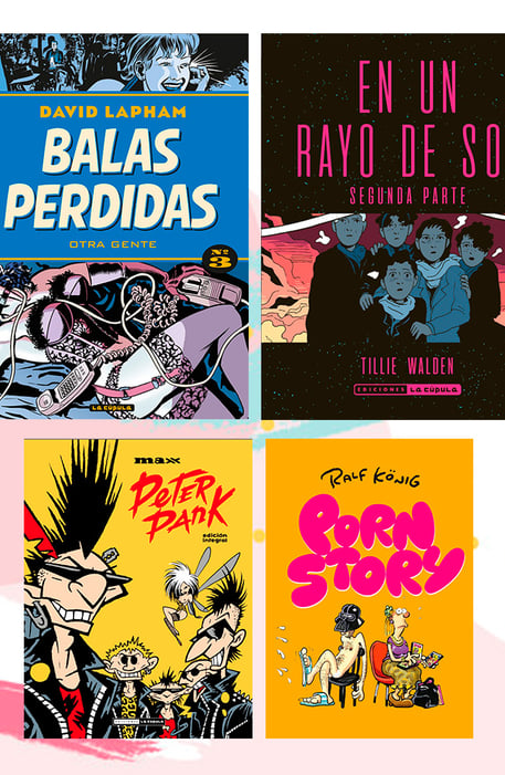 Imágen destacada - Punks, drama espacial y pornografía entre las novedades de abril de Ediciones La Cúpula. 