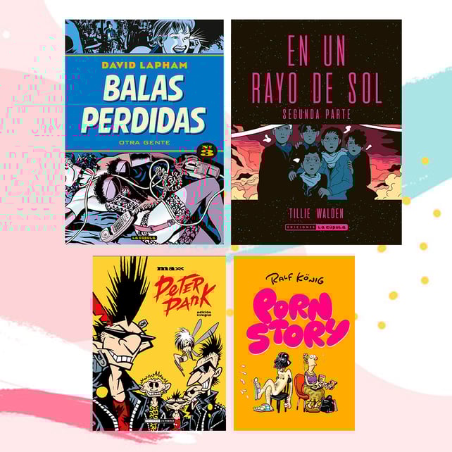Imágen destacada - Punks, drama espacial y pornografía entre las novedades de abril de Ediciones La Cúpula. 