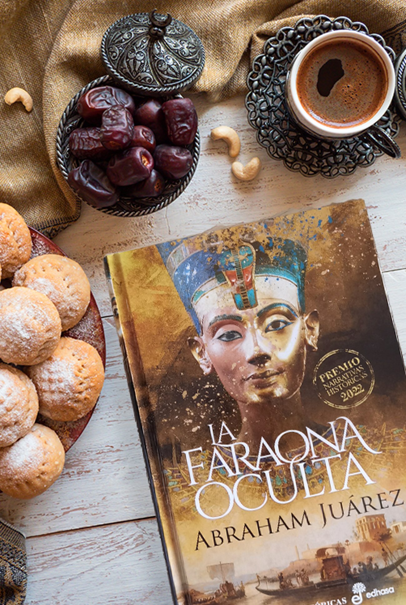 Imagen destacada - La faraona oculta, opinión del Premio de Narrativas Históricas 2022 de Edhasa