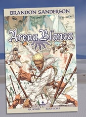 Iamgen de la entrada Publicación de Arena Blanca, una adaptación gráfica de Brandon Sanderson