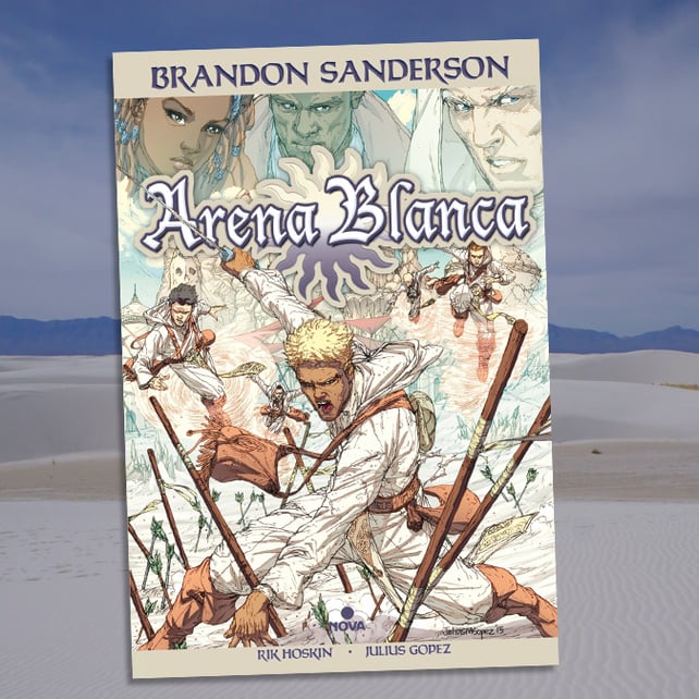 Imágen destacada - Publicación de Arena Blanca, una adaptación gráfica de Brandon Sanderson