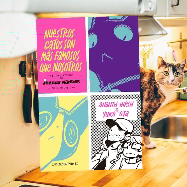 Imágen destacada - Nuestros gatos son más famosos que nosotros estará disponible en el Salón del Cómic de Barcelona 
