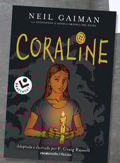 Iamgen de la entrada Coraline de Neil Gaiman, análisis