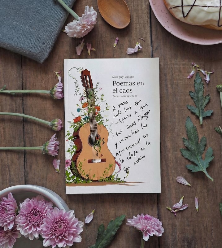 Imágen destacada - Poemas en el caos, de Milegny Castro: poesía sobre autoexigencia, amor y esperanza