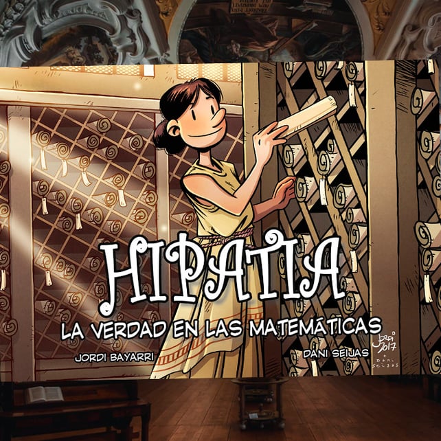Imágen destacada - Ya a la venta Hipatia la verdad en las matemáticas: un tebeo de Colección Científicos