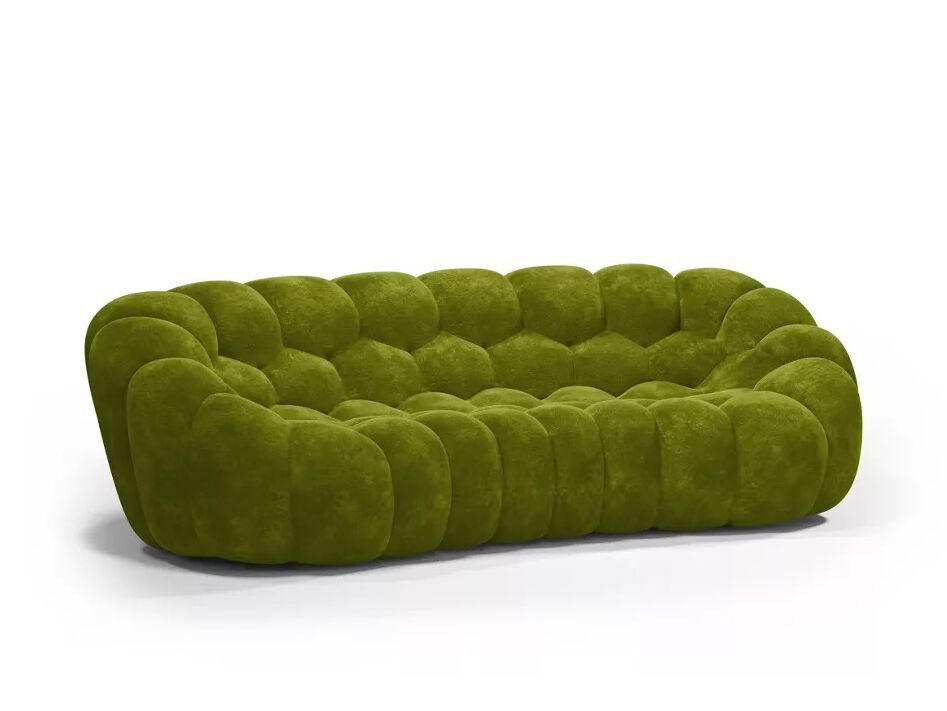 Bubble Curve - Canapé 4 places tissu personnalisable - Vue supplémentaire 1