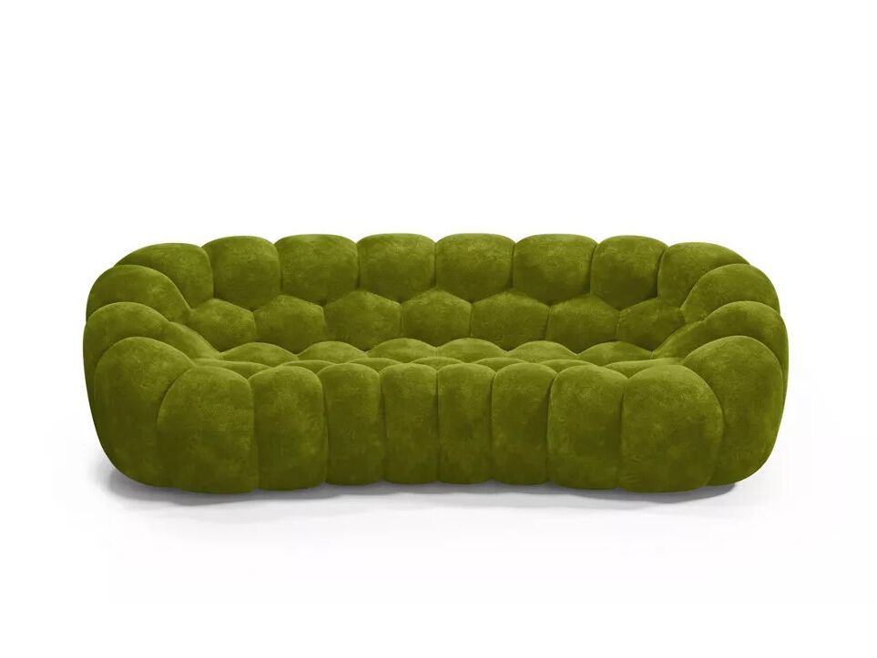 Bubble Curve - Canapé 4 places tissu personnalisable - Vue supplémentaire 2