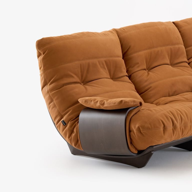 Marsala - Canapé 3 places tissu personnalisable - Vue supplémentaire 2