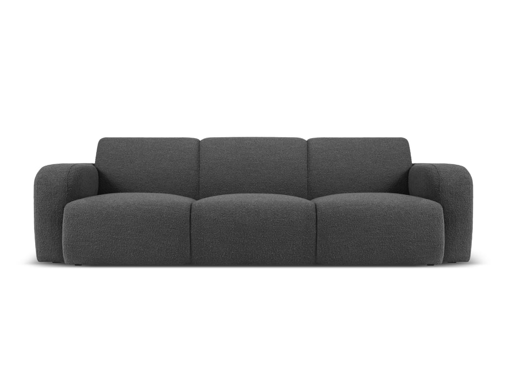 Produit similaire: Molino - Canapé 3 places tissu bouclette gris foncé