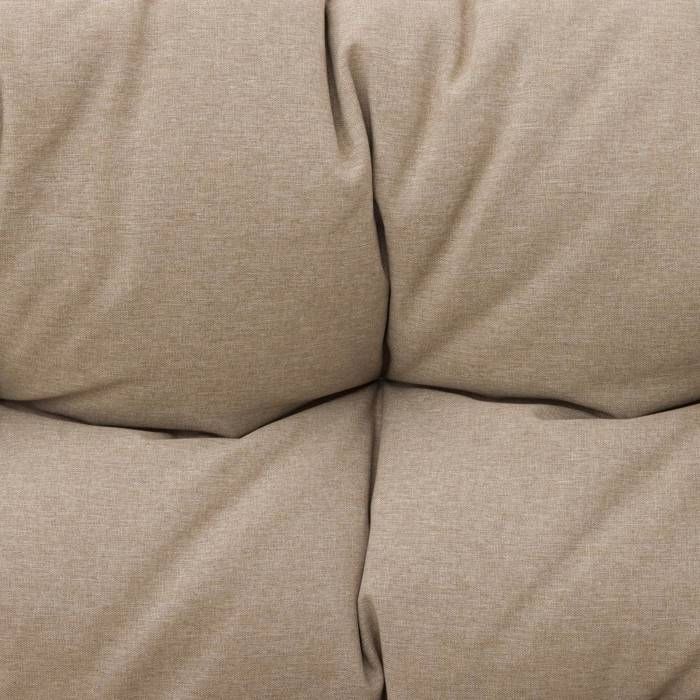 Canapé de jardin "Meloane" beige 2 places en acier polyester - Hespéride - Unique - Vue supplémentaire 2