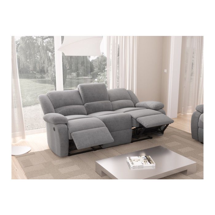 Produit similaire: Canapé de Relaxation électrique 3 places Microfibre LEO - L193 x 93 x 96cm - LOUNGITUDE