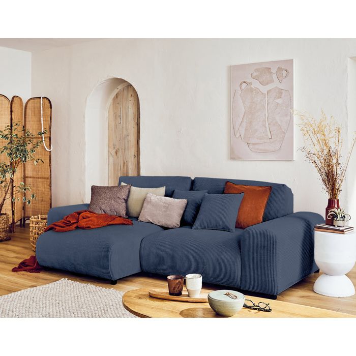 Produit similaire: Garance - Canapé convertible 4 places velours bleu