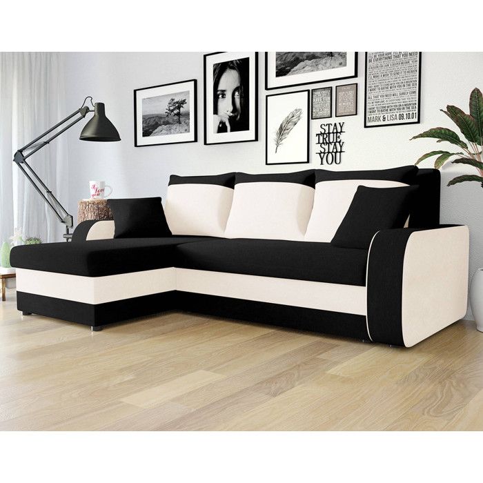 Produit similaire: Valos - canapé d'angle réversible - 4 places - convertible avec coffre - en velours