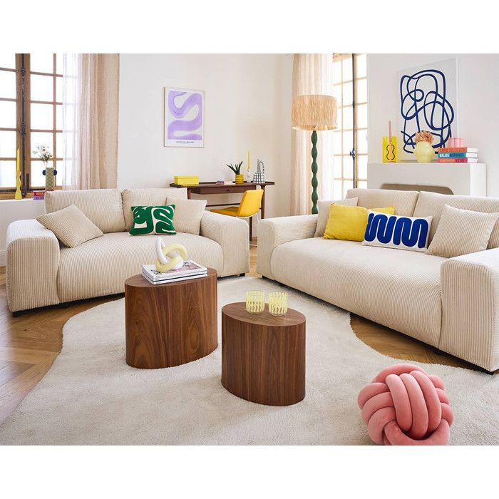 Produit similaire: Garance - Canapé 2 places velours beige