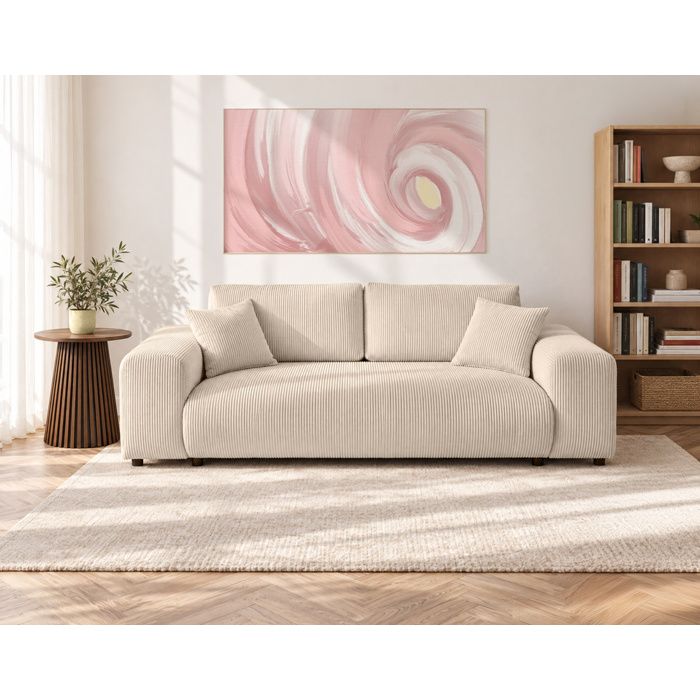 Produit similaire: Garance - Canapé 3 places velours beige