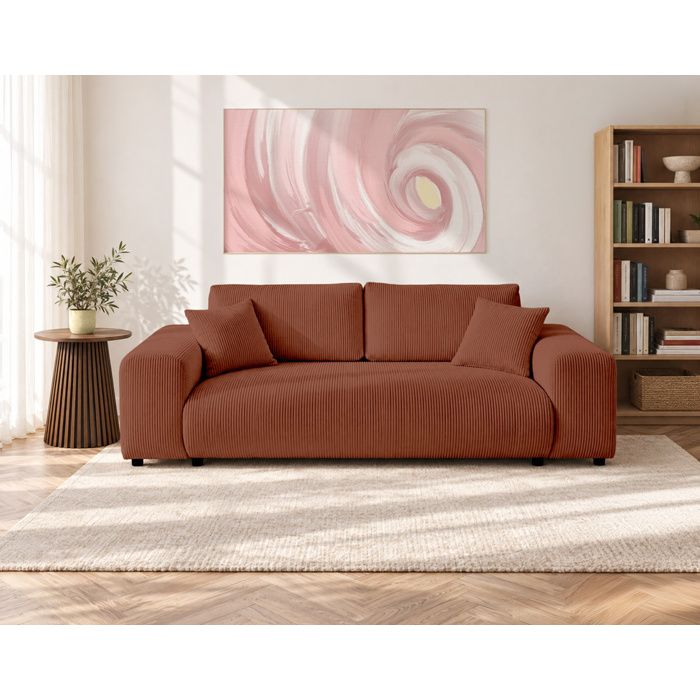 Produit similaire: Garance - Canapé 3 places velours rouge