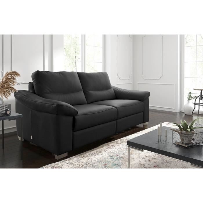 Produit similaire: Hambourg - Canapé 3 places cuir noir
