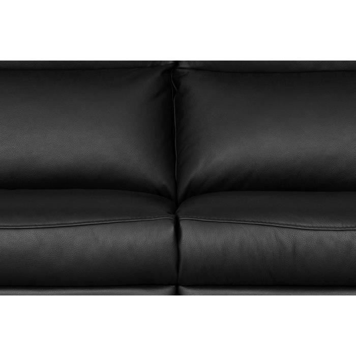 Perini - Canapé 2 places cuir - Vue supplémentaire 3
