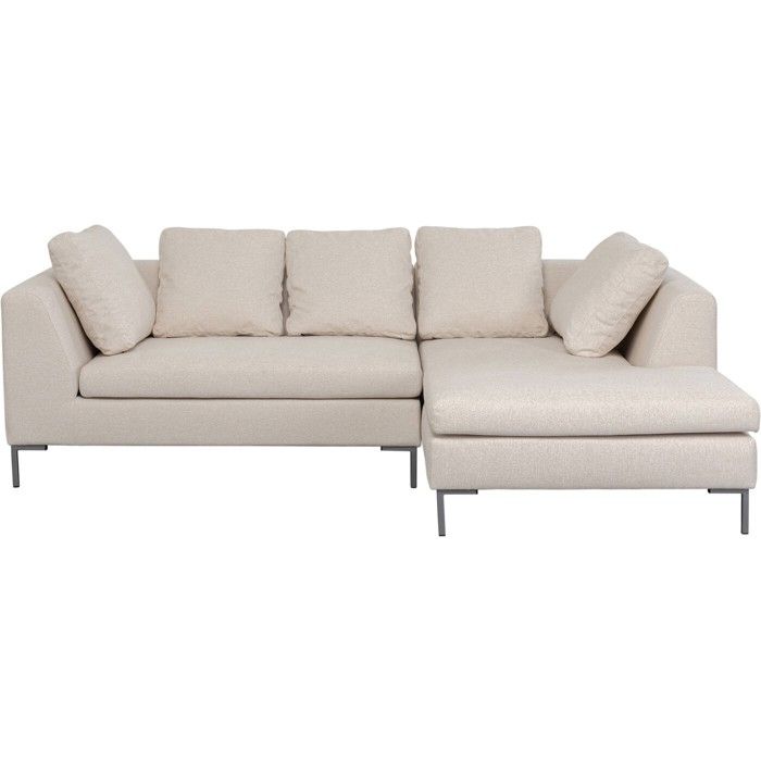 Canapé d'angle Gianna 250cm droite crème Kare Design - Vue supplémentaire 1