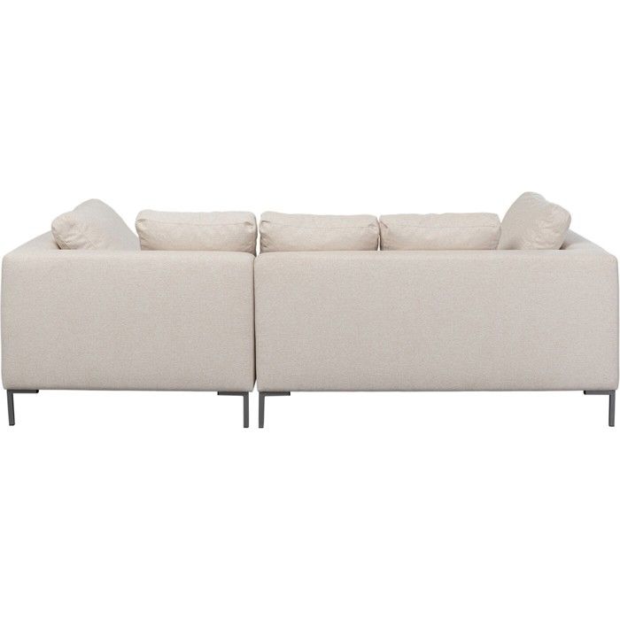 Canapé d'angle Gianna 250cm droite crème Kare Design - Vue supplémentaire 3