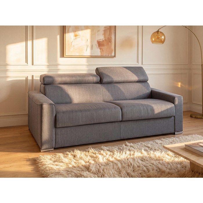 Produit similaire: Canapé convertible express en tissu VIZIR - LINEA SOFA - 3 places - Gris - Couchage 140 cm - Matelas 18cm