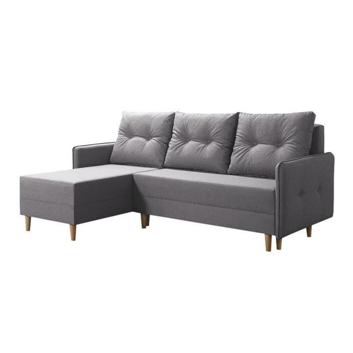 Canapé d'angle de style scandinave - Canapé d'angle Muncie 101 319252 - Lux 05 - 222x93x145cm - Vue supplémentaire 1