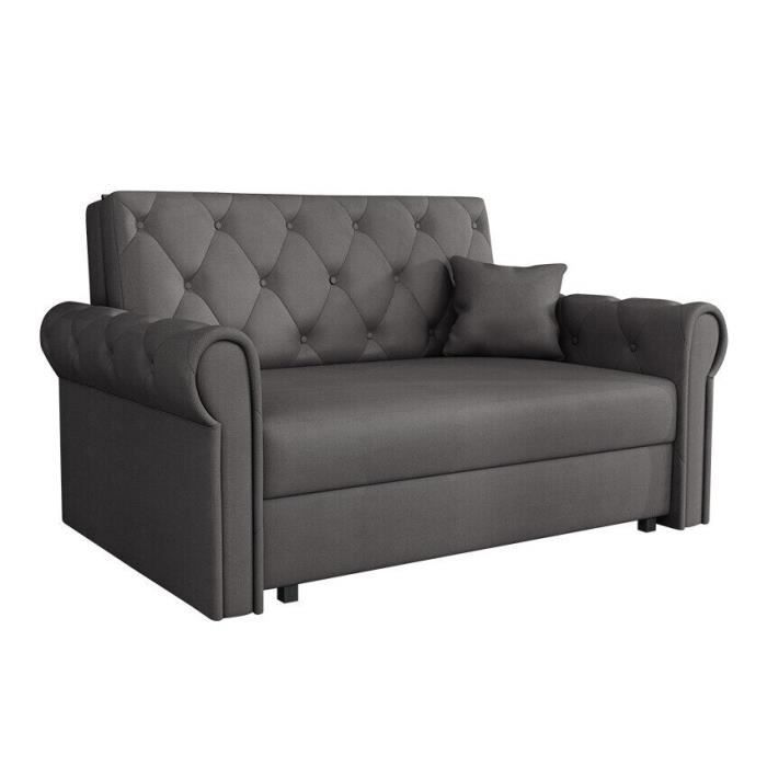 Canapé-lit Columbus 199 - Kronos 22 - Gris - 148x85x98cm - Vue supplémentaire 1