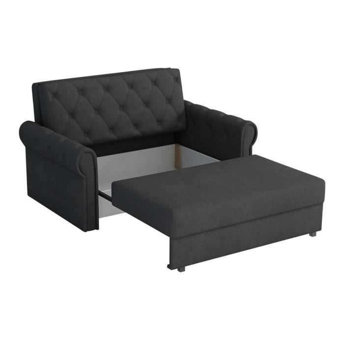 Canapé-lit Columbus 199 - Kronos 22 - Gris - 148x85x98cm - Vue supplémentaire 3