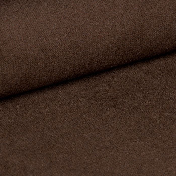 Sentum - Canapé panoramique convertible 5 places tissu marron - Vue supplémentaire 2