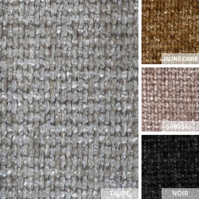 Livin24  Canapé d'angle gauche Denver tissu chenille taupe - Vue supplémentaire 1