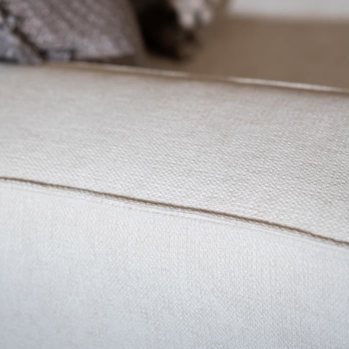 Canapé d'angle scandinave Livin24 Kansas beige mélange - Ressorts Nosag et mousse HR pour un confort durable - Vue supplémentaire 2