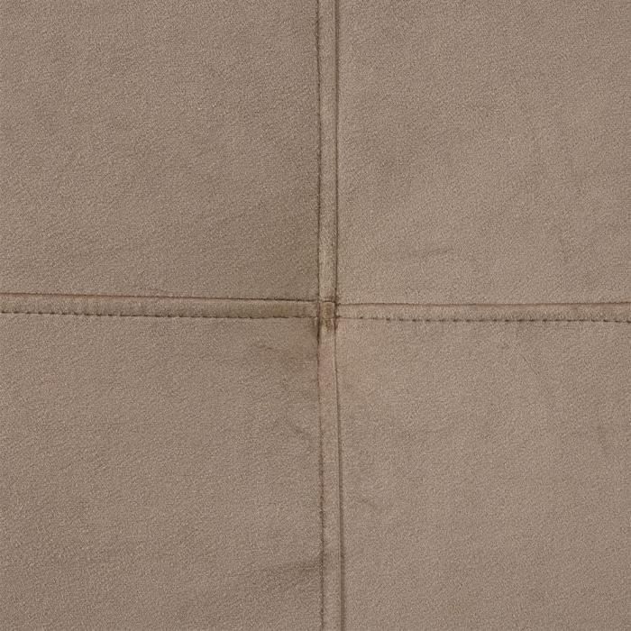 Canapé convertible lit Mikko en velours taupe - Livin24 - 2 places - Tissu - Beige - Vue supplémentaire 1