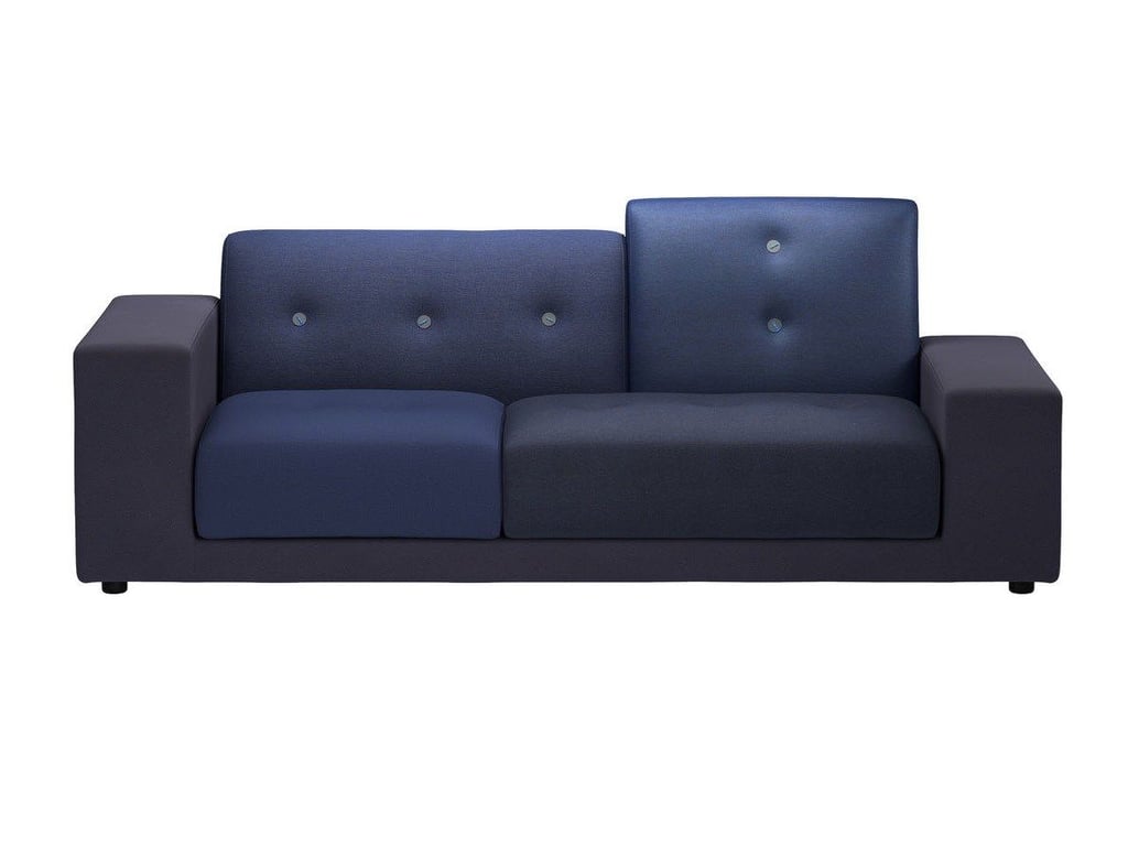 Polder Compact - Canapé 3 places tissu bleu - Vue supplémentaire 1