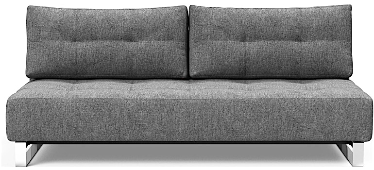 Long Horn - Canapé convertible tissu gris - Vue supplémentaire 1