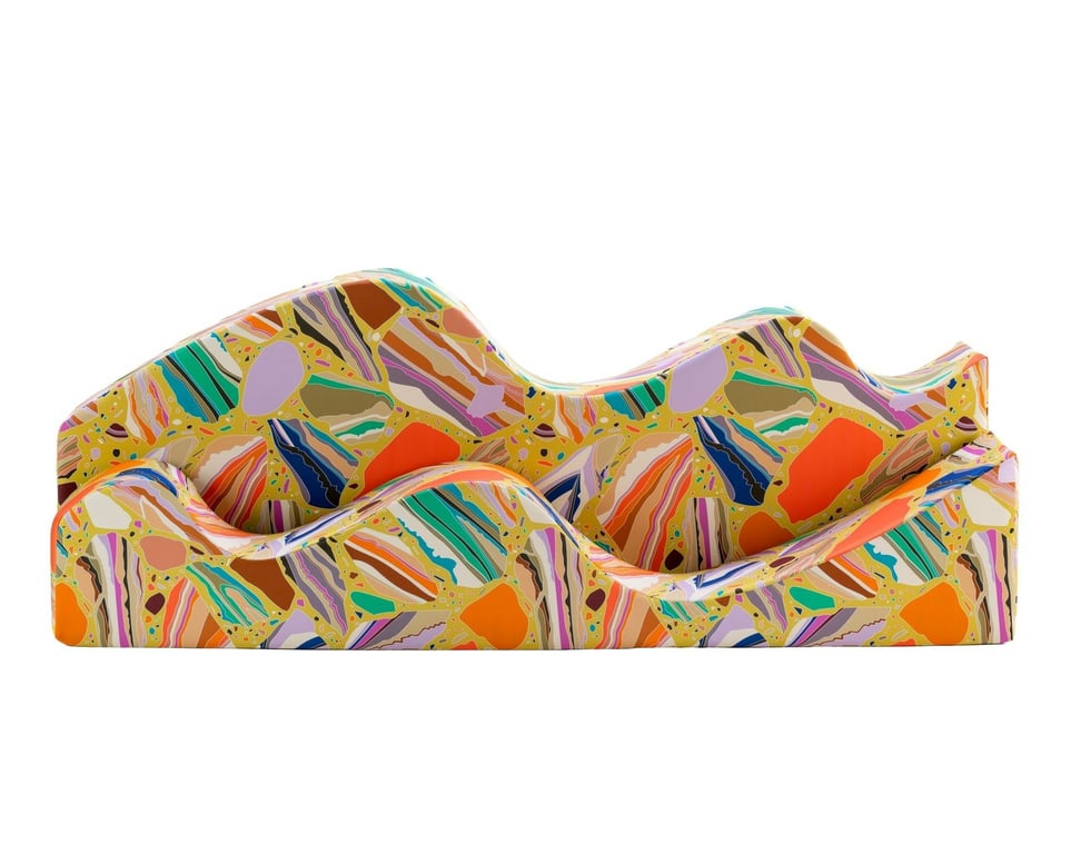 Superonda Terrazzo - Canapé multicolore - Vue supplémentaire 1