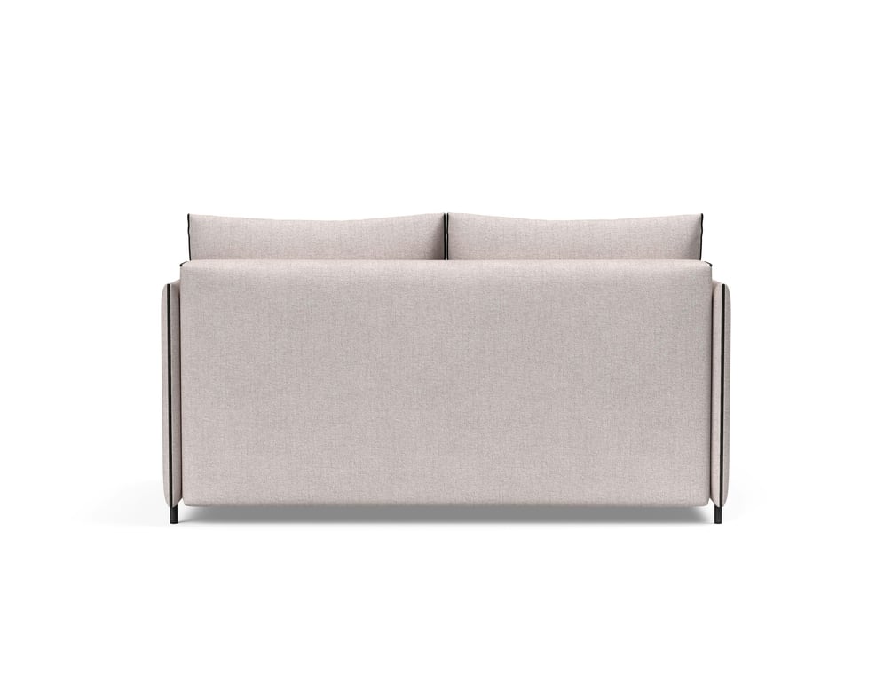 Luoma - Canapé convertible 2 places tissu beige - Vue supplémentaire 3