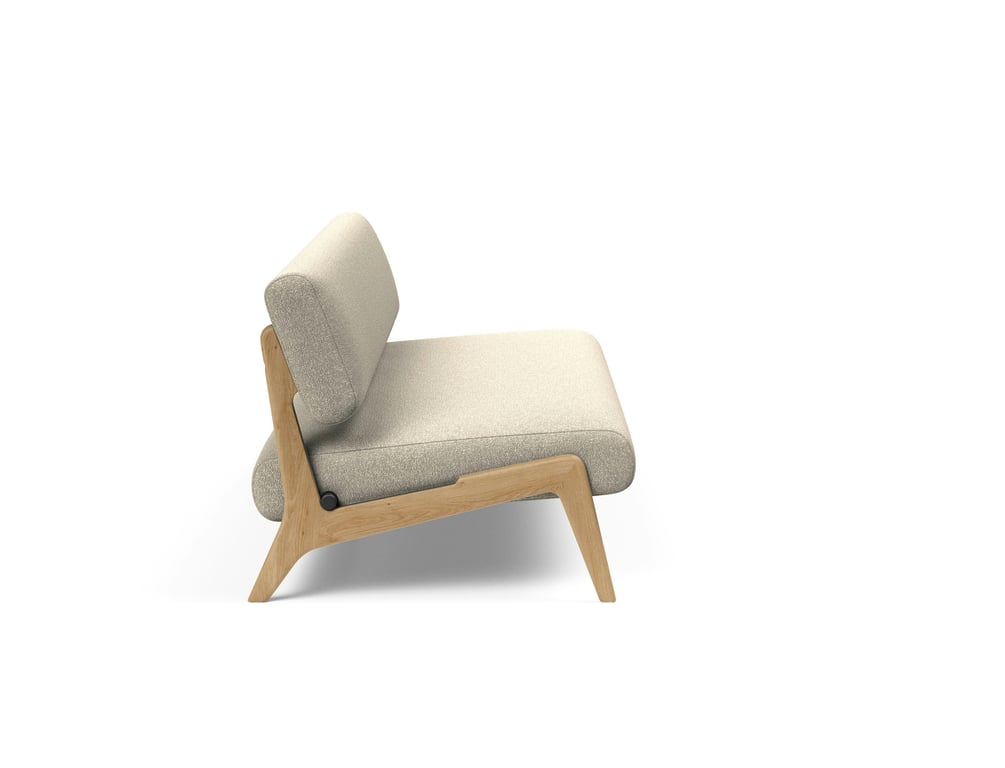 Nolis - Canapé convertible 2 places tissu beige - Vue supplémentaire 2