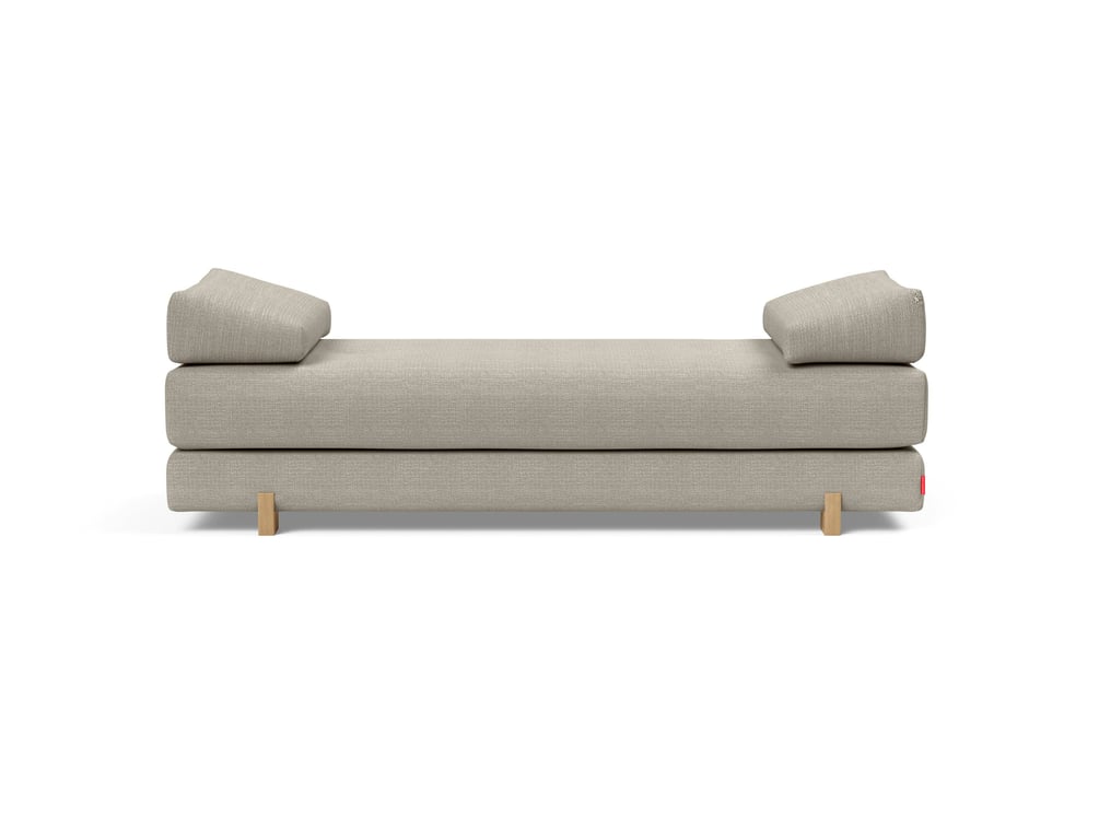 Sigmund - Canapé convertible 3 places tissu beige - Vue supplémentaire 3