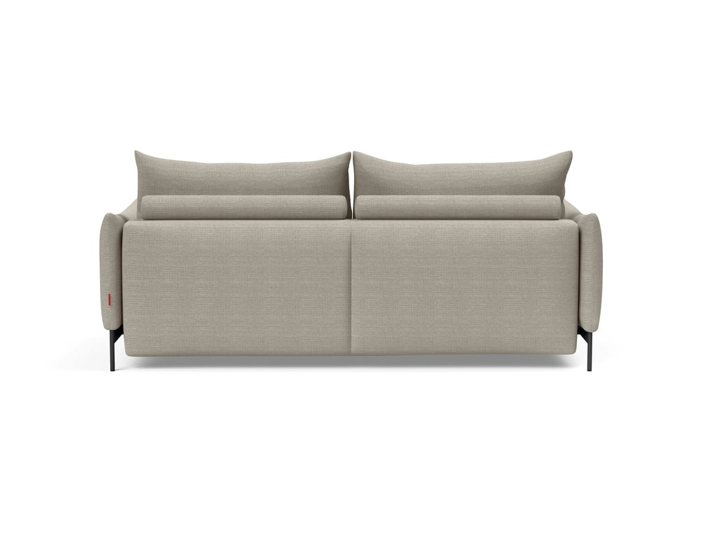 Malloy - Canapé convertible 3 places tissu beige - Vue supplémentaire 3