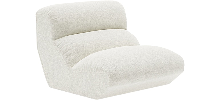 Hi Lo - Canapé modulable tissu beige (module 54AV) - Vue supplémentaire 1