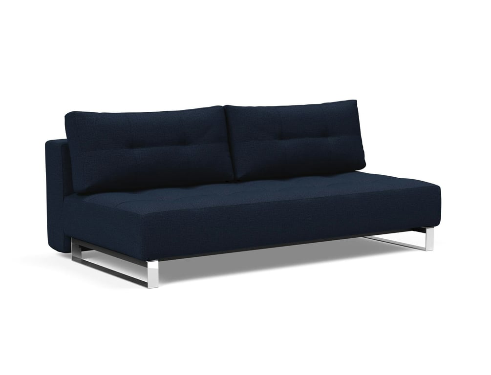 Supremax Deluxe Excess - Canapé convertible 3 places tissu bleu - Vue supplémentaire 1