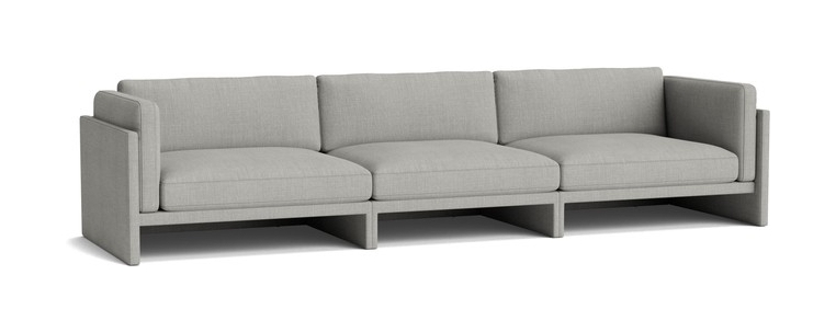 Softy - Canapé modulable 4 places tissu beige - Vue supplémentaire 1
