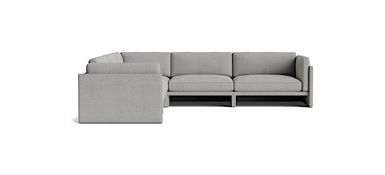 Softy - Canapé d'angle modulable 6 places tissu beige - Vue supplémentaire 1
