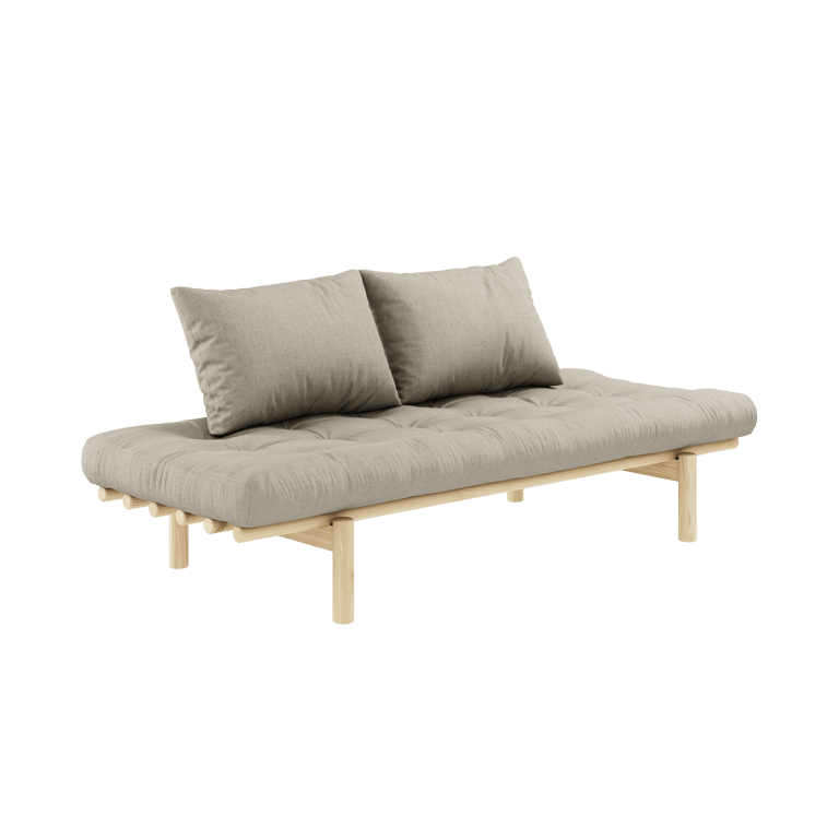 Pace - Canapé méridienne tissu beige - Vue supplémentaire 1