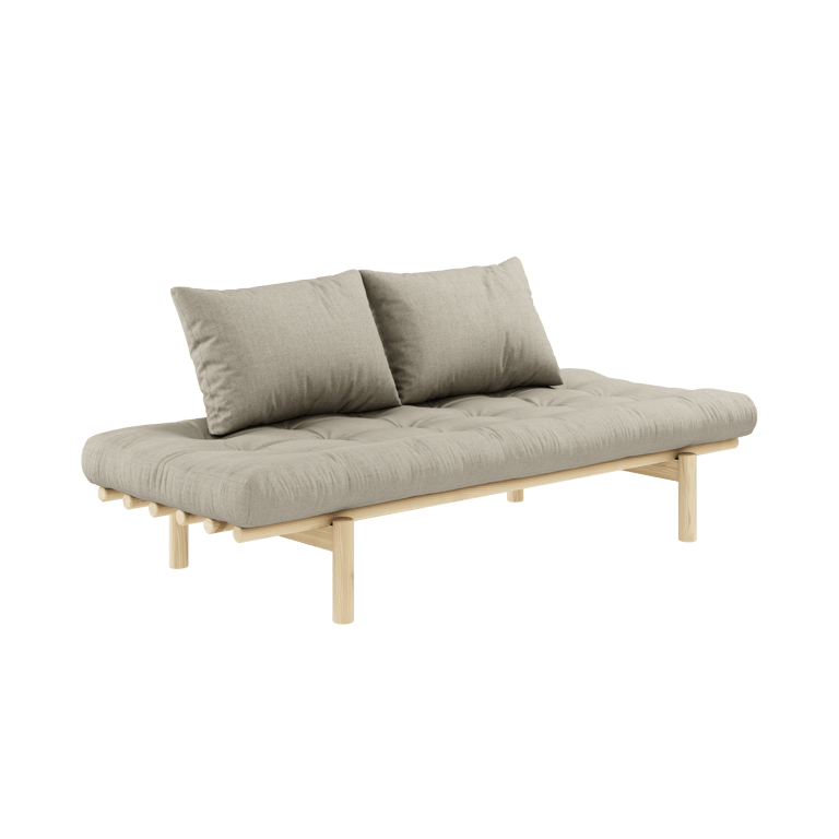 Pace - Canapé méridienne tissu beige - Vue supplémentaire 2