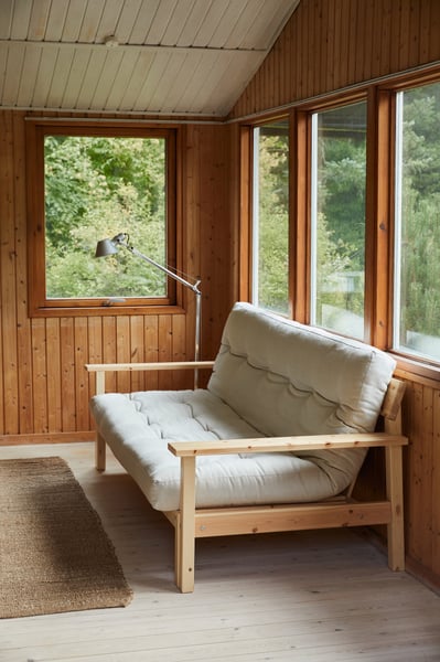 Unwind - Canapé-lit beige
