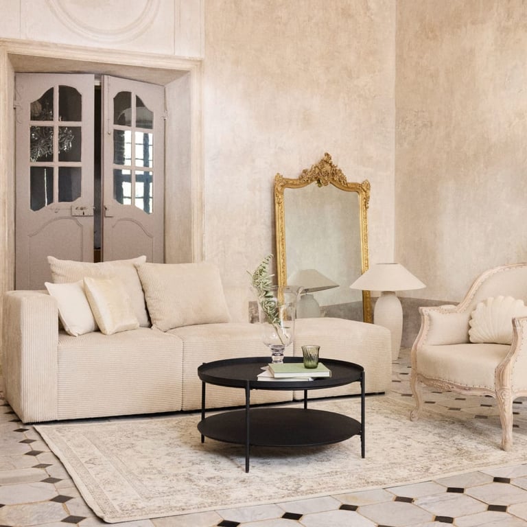 Produit similaire: Canapé Jill en velours côtelé beige