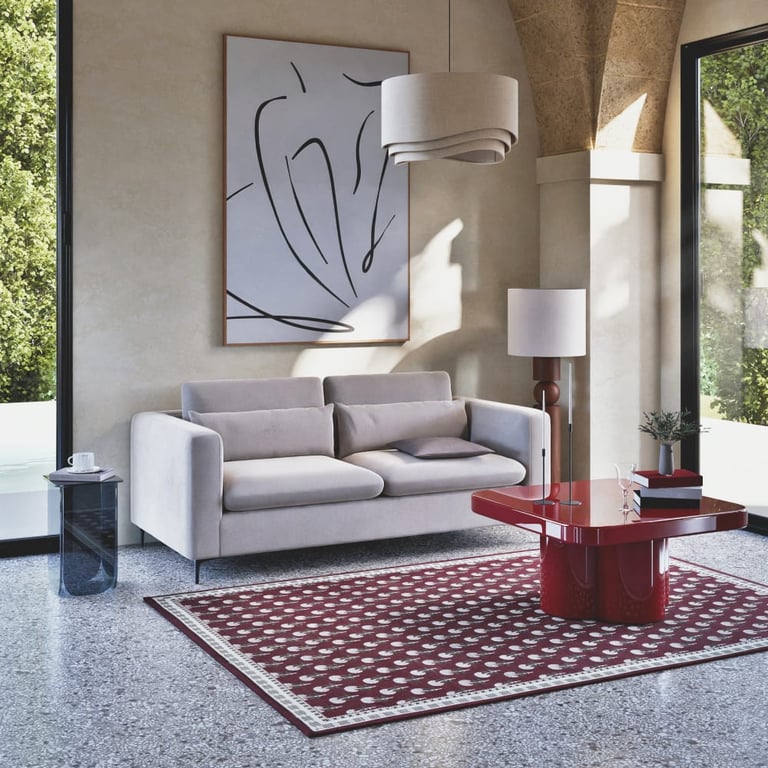 Produit similaire: Urban - Canapé 2 places avec têtières velours beige