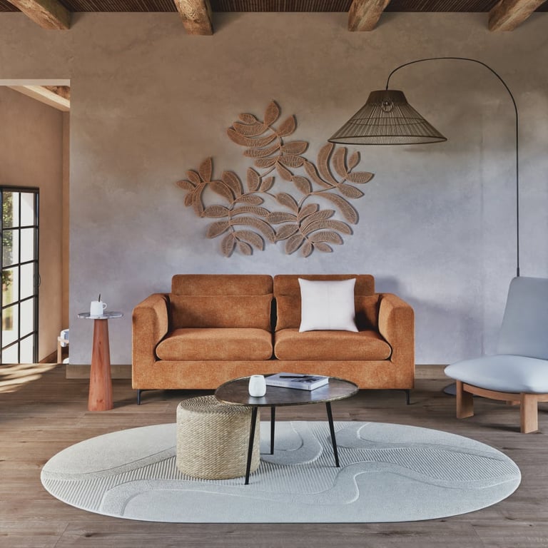 Produit similaire: Urban - Canapé 2 places avec têtières relevables velours brique